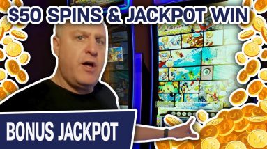 💵 $50 SPINS & JACKPOT WIN 👀 I Hunt For Neptune’s Gold… AND IT FIND IT!