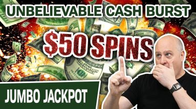 🎆 UNBELIEVABLE Cash BURST From a $50 SPIN! 🤑 Handpay Jackpot Playing High-Limit Slots
