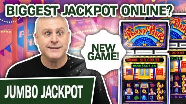 🆕 NEW GAME FOR ME! 🤔 Is This The BIGGEST JACKPOT ONLINE for Penny Pier: Step Right Up?