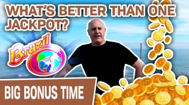 👙 Brazil Slots: What’s Better Than Just ONE Jackpot? 2️⃣ TWO JACKPOTS, BABY!