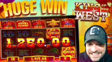 BIG WIN ON BLUEPRINTS NEW KING OF THE WEST SLOT!