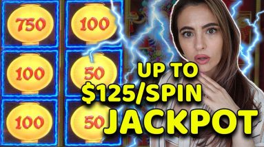 JACKPOT on LIGHTNING LINK up to $125 a spin IN LAS VEGAS! 8 JACKPOT on LIGHTNING LINK up to $125 a spin IN LAS VEGAS!