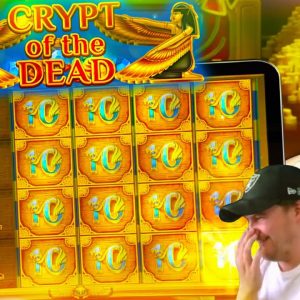 MASSIVE HIT ON THE NEW CRYPT OF THE DEAD SLOT!!