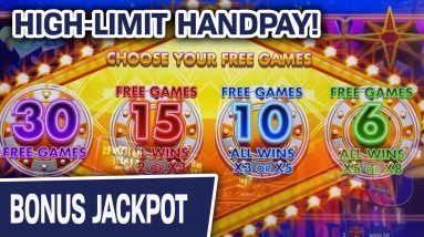 🔥 High-Limit Handpay JACKPOT for The RAJA 🗽 Liberty Link + Brazil + MORE