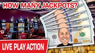🔴 WOW! Spending a TON of MY MONEY LIVE on SLOTS! 💵 HOW MANY JACKPOTS Will I Hit?