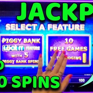 The LUCKIEST Piggy Bankin' Slot at Cosmo Las Vegas Hits JACKPOT!
