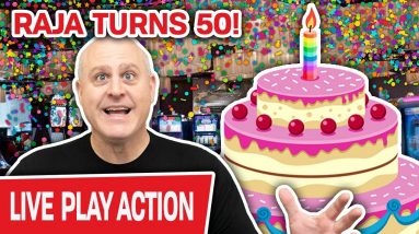 🔴 MEGA MILESTONE: Raja Turns 50, LIVE at The Cosmo LAS VEGAS 🎂 HUGE Slot Celebration