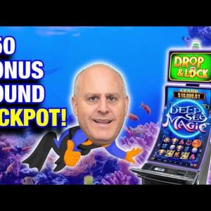 🔱 Big 6X Bonus Round Jackpot Win on Deep Sea Magic 🌊 Max Bet $50 Drop & Lock Spins