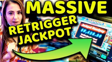 MASSIVE RETRIGGER HANDPAY JACKPOT on High Limit Cleopatra 2! 20 MASSIVE RETRIGGER HANDPAY JACKPOT on High Limit Cleopatra 2!