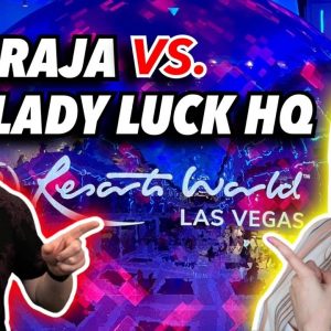 The Raja vs Lady Luck HQ ❤️ Couples Slot Chalenege at Resorts World Las Vegas