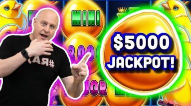 🐱 Huge $5,000+ Jackpot! 🥚 Drop N Lock Sweet Tweet - Amazing Bonus Round on a $50 Max Bet!