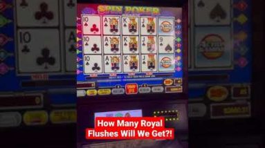 4 to the royal on 3 different #videopoker games. how many do we get?!
