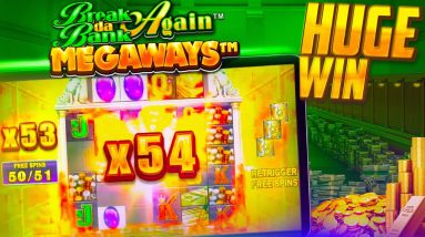MASSIVE MULTIPLIER WITH HOT MODE ACTIVATED!! Break Da Bank Again Megaways!