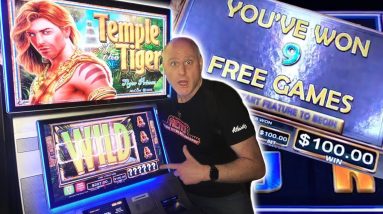 🐅 3 Big Wins on Temple Of The Tiger 🐅 $100 Max Bet Spins Jackpot Bonus Rounds