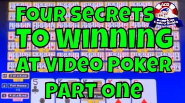 Four Secrets To Winning on Video Poker - Part 1 2 Four Secrets To Winning on Video Poker - Part 1