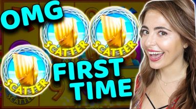 My FIRST EVER JACKPOT on VALHALLA HIGH LIMIT Slot Machine in VEGAS!