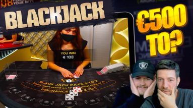 ONLINE BLACKJACK! Crazy ALL IN Session! Bust or Double Up?