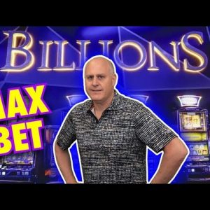 💲💲💲 Billions - Mighty Cash Triple Up Doubles Up on Jackpots 💲💲💲 Max Bet High Limit Slot Action