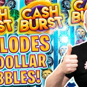🐢 Cash Burst Explodes Big Dollar Bubbles! 🐠 Orb Of Atlantis & Force of Babylon Jackpots!