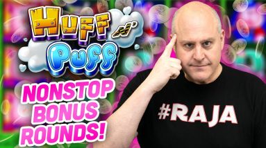 🐷 Major Jackpot on Huff N Puff! 🐷 Nonstop Bonus Rounds Pay of Big on Lock it Link