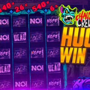 FRUITY SLOTS RECORD CHAOS CREW WIN!!