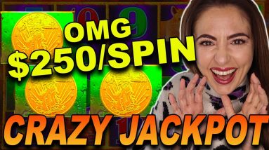 ACCIDENTAL $250/SPIN Lands My BIGGEST JACKPOT HANDPAY EVER on Buffalo Link!