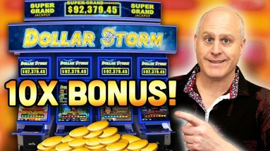 🌕 Major Jackpot Bonus Round on Dollar Storm 🌕 Multiple Max Bet Ninja Moon Slot Jackpots!
