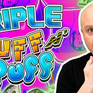🐷 3 Little Piggies All Hit Jackpots! 🐷 Triple Huff N Puff Lock it Link Jackpots on $50 Spins!