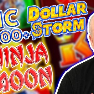 🌙 Epic $8,000+ Dollar Storm Jackpot ⚔️ Ninja Moon Hits Big Twice in The Bonus!