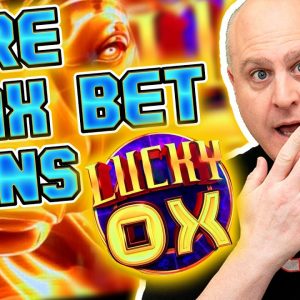 🐂 Lucky Ox Multiple Bonus Round Wins 🐂 Rare Max Bet Spins on New IGT Slots Luck Ox
