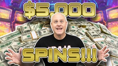 The Largest High Limit Casino Play Ever on YouTube! 🕸️ $5,000 Per Spin Live in Las Vegas!