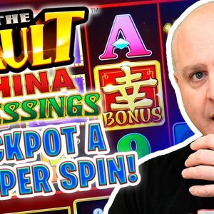 🏦 The Vault China Blessings Bonus Jackpot at $50 Per Spin! ⚪ Tons Of High Dollar Orbs Shower Down