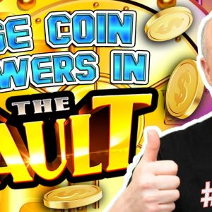 🏦 Huge Coin Showers In The Vault 🔺 $50 Max Bet Egypt Gems Bonus Round Jackpot Wins!
