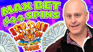 🐯 $44 Max Bet Tiger Fu Dai Lian Lian Boost Jackpot 🐯 Multiple Bonus Jackpot Feature!