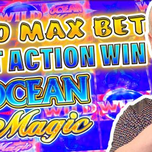 🐬 Multiple Jackpots Caught Playing Ocean Magic Grand 🐢 $100 Max Bet Slot Action Wins!