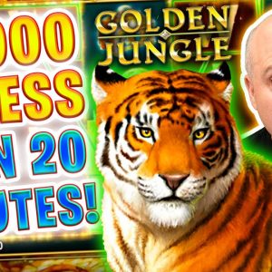 🐅 Golden Jungle Keeps Paying Big 🐅 5 Wins Over $1,000 in Less Than 20 Minutes!