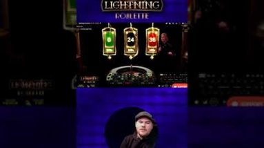 LUCKY LIGHTNING ROULETTE WIN - #shorts