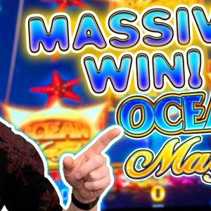 🟡 Lots Of Bubbles = Massive Win 🟡 Ocean Magic Grand Jackpot Playing $100 Max Bet!