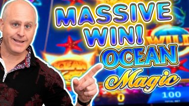🟡 Lots Of Bubbles = Massive Win 🟡 Ocean Magic Grand Jackpot Playing $100 Max Bet!