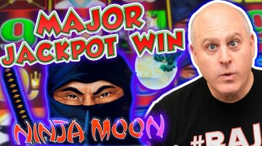 🌙 Major Jackpot Win On Ninja Moon 🗡️ Dollar Storm Orbs Trigger a Max Bet Handpay