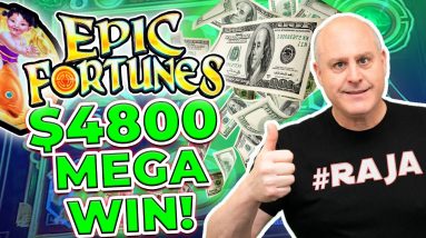 🔥 Epic Fortunes Huge Multiplier Jackpot Win! 🔥 3x 4x 5x Bonus Hits for a $4800 Mega Win!