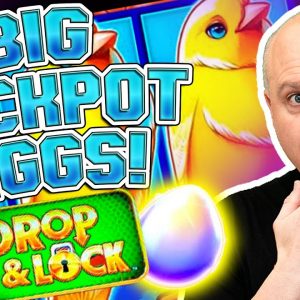 🐤 Sweet Tweet Drops Big Progressive Jackpot Eggs! 🥚 Drop N Lock Giant Max Bet Handpay!