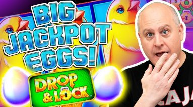 🐤 Sweet Tweet Drops Big Progressive Jackpot Eggs! 🥚 Drop N Lock Giant Max Bet Handpay!