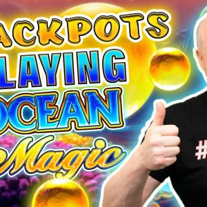 8 Jackpots Playing Ocean Magic! 🐬 Epic Session on $100 Max High Limit Slots