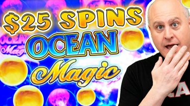 $25 Spins on Ocean Magic Grand 🐙 How Many Bubbles Can I Collect at Once?