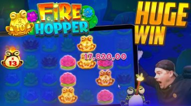 🐸 RECORD WIN ON FIRE HOPPER 🐸 - PUSH GAMING New Slot
