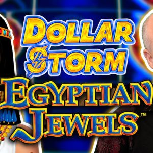 ⚡ Super Grand Chance Jackpot Egyptian Jewels ⚡ Max Bet Dollar Storm Strikes a Big Win!