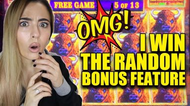 FINALLY LANDED JACKPOT on Random Feature on Buffalo Link!!