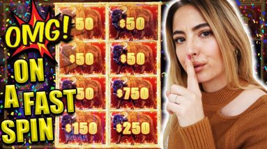 I WON a JACKPOT HANDPAY on a FAST SPIN on the New Buffalo Link Game