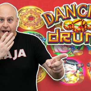 🥁 Dancing Drums Prosperity Max Bet Slot Session 🥁 How Much Will My Bonuses Win!
